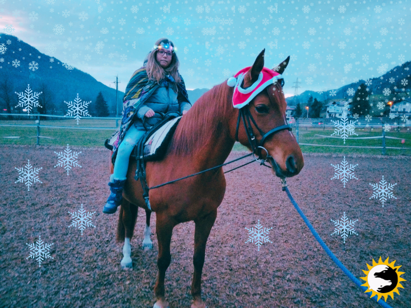 Weihnachtsfoto Sora mit Kind 2